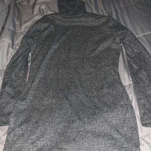 Grey Turtleneck Dress